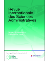 Revue Internationale des Sciences Administratives (Rev. intern. sc. admin.)