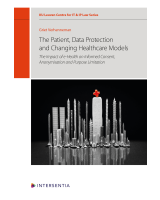 The Patient, Data Protection and Changing Healthcare Models