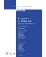 Jurisprudence de la CJUE 2015