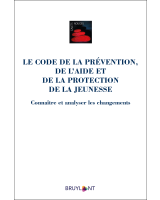 Le Code de la prévention, de l'aide et de la protection de la jeunesse