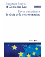 Revue européenne de droit de la consommation / European journal of consumer law (R.E.D.C.) 2021/1