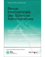 Revue Internationale des Sciences Administratives 2021/3