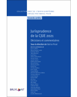 Jurisprudence de la CJUE 2021