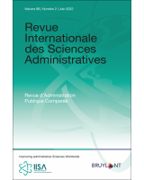 Revue Internationale des Sciences Administratives 2022/2