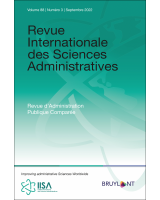 Revue Internationale des Sciences Administratives 2022/3