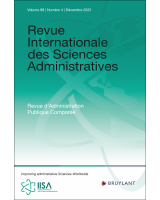 Revue Internationale des Sciences Administratives 2022/4