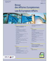Revue des Affaires Européennes 2022/3