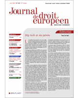 Journal de droit européen (J.D.E.) 2023/6