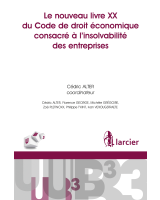 Le nouveau livre XX du Code de droit économique consacré à l'insolvabilité des entreprises