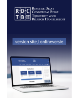 Tijdschrift voor Belgisch Handelsrecht – Revue de Droit Commercial Belge: Online versie