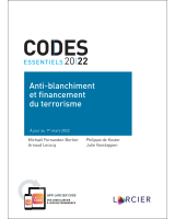 Code essentiel – Anti-blanchiment et financement du terrorisme 2022