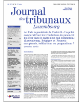 Journal des tribunaux Luxembourg 2021/2