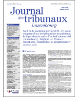 Journal des tribunaux Luxembourg 2021/3