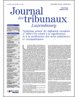Journal des tribunaux Luxembourg 2021/6