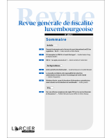 Revue générale de fiscalité luxembourgeoise - 2021/2