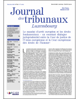 Journal des tribunaux Luxembourg 2022/6