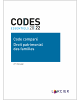 Code essentiel – Code comparé – Droit patrimonial des familles