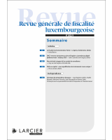 Revue générale de fiscalité luxembourgeoise - 2022/3