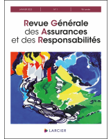 Revue Générale des Assurances et des Responsabilités 2023/1