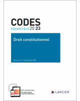 Code essentiel – Droit constitutionnel 2023