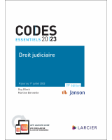 Code essentiel – Droit judiciaire 2023