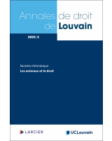 Annales de droit de Louvain 2022/2
