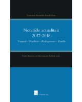 Notariële actualiteit 2017-2018