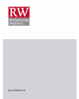 Opbergband RW Rood-grijs (set) inclusief stickers (map met 4 ringen)