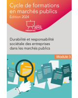 Module 3 : Durabilité et responsabilité sociétale des entreprises dans les marchés publics