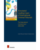 Annotated Leading Cases of International Criminal Tribunals - volume 39