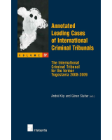 Annotated Leading Cases of International Criminal Tribunals - volume 37