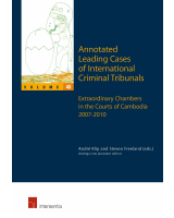 Annotated Leading Cases of International Criminal Tribunals - volume 43