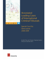 Annotated Leading Cases of International Criminal Tribunals - volume 46