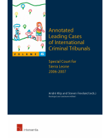 Annotated Leading Cases of International Criminal Tribunals - volume 45