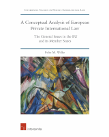 A Conceptual Analysis of European Private International Law
