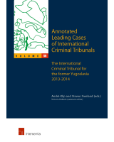Annotated Leading Cases of International Criminal Tribunals - volume 56