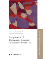 Interpretation of Commercial Contracts in European Private Law
