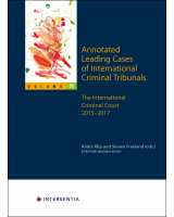 Annotated Leading Cases of International Criminal Tribunals - volume 71