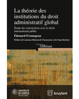 La théorie des institutions du droit administratif global