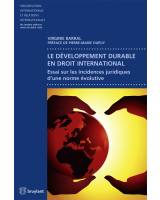 Le développement durable en droit international