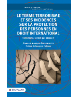 Le terme terrorisme et ses incidences sur la protection des personnes en droit international
