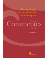 Code commenté – Déontologie des professions économiques 2015