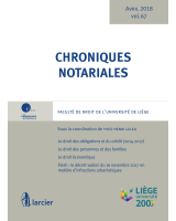 Chroniques notariales. Volume 67