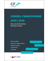 Conseil francophone 2018-2020 - Deux ans de formation
