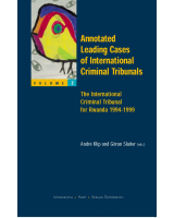 Annotated Leading Cases of International Criminal Tribunals - volume 02