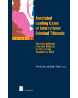 Annotated Leading Cases of International Criminal Tribunals - volume 07