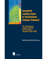 Annotated Leading Cases of International Criminal Tribunals - volume 08