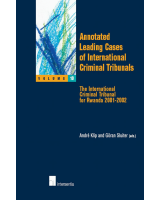 Annotated Leading Cases of International Criminal Tribunals - volume 10