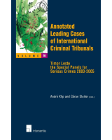 Annotated Leading Cases of International Criminal Tribunals - volume 16