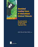 Annotated Leading Cases of International Criminal Tribunals - volume 14